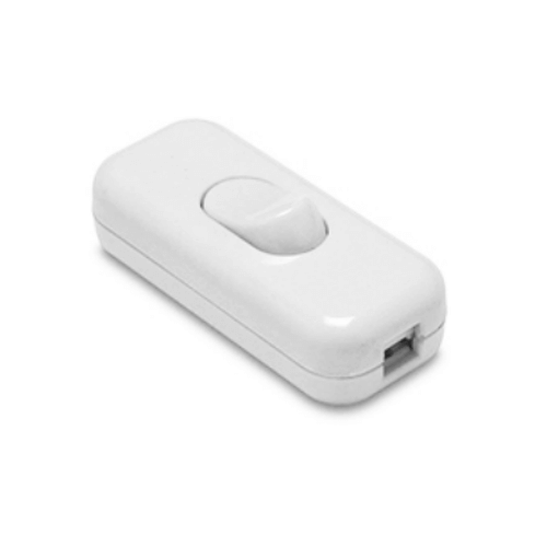 Interruptor Lampara Lexo 2X1A Blanco (Caja 25 Un)