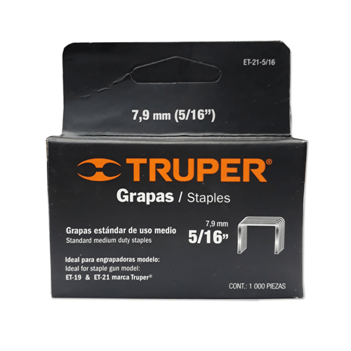 Grapas Truper Caja 1.000 Un