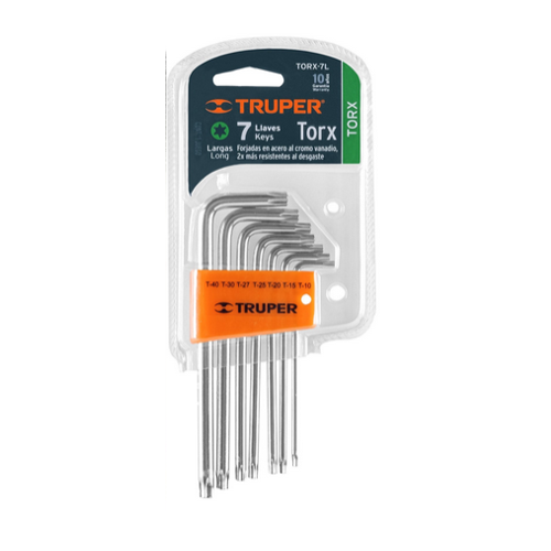 Llaves Tork Trupper Set 7 Piezas