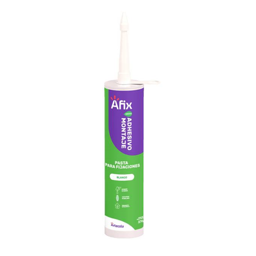 Adhesivo Montaje Afix Blanco 310 Grs (Caja 12 Un)