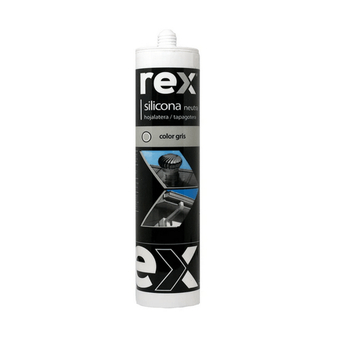 Silicona Hojalatera Neutra Rex x 12 Un