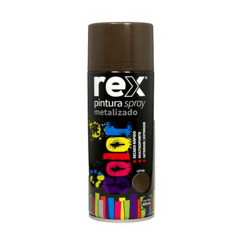 Pintura Spray Rex Metalizado 400 Ml Caja 6 Un