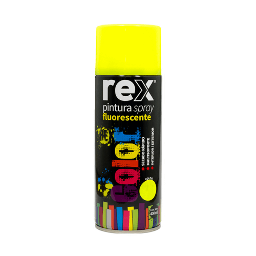 Pintura Spray Rex Fluorescente 400 Ml Caja 6 Un